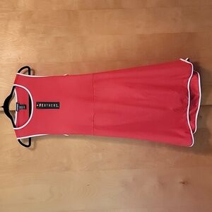 Feathers Dress Sleeveless Racer Back Dress